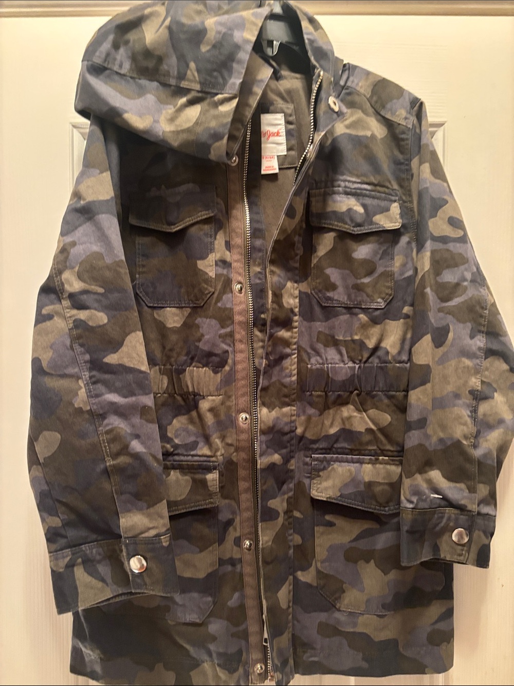 Cat & Jack camouflage utility jacket